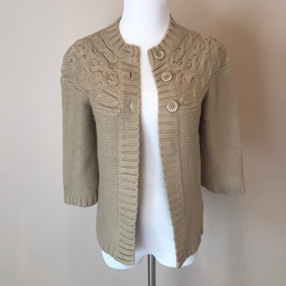 St Johns Bay camel cardigan S